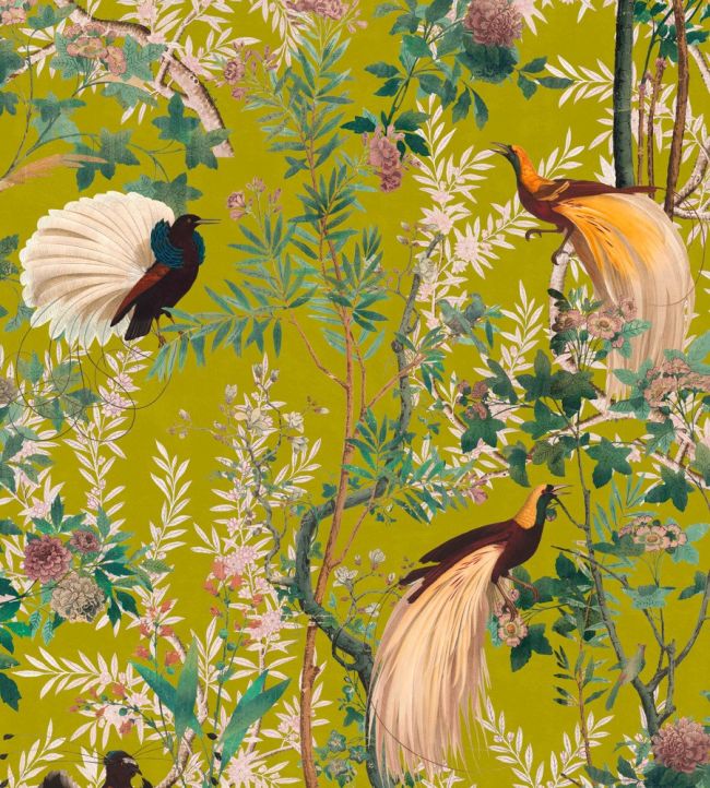 Royal Garden Fabric by MINDTHEGAP Green