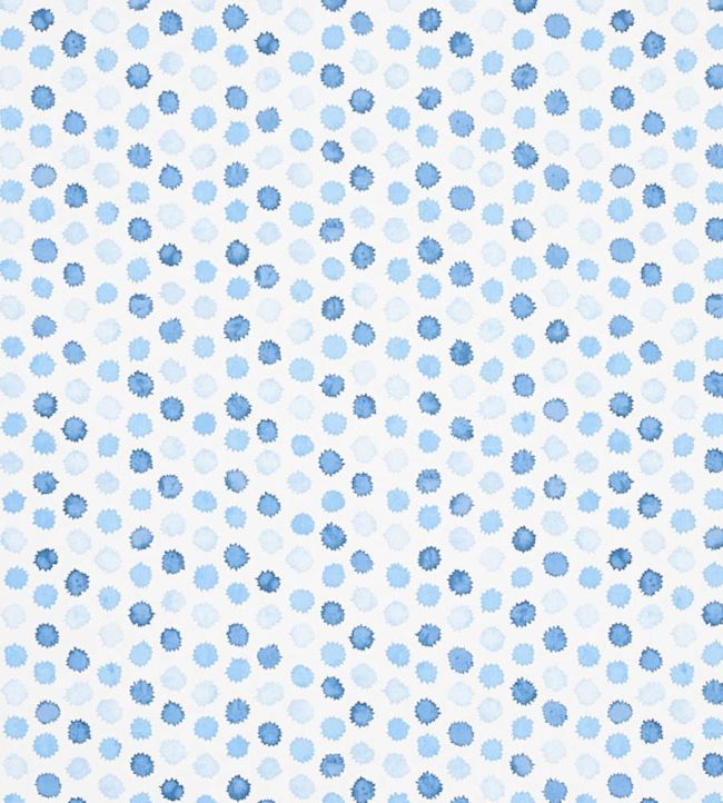 Mini Bursts Wallpaper by Schumacher Blues