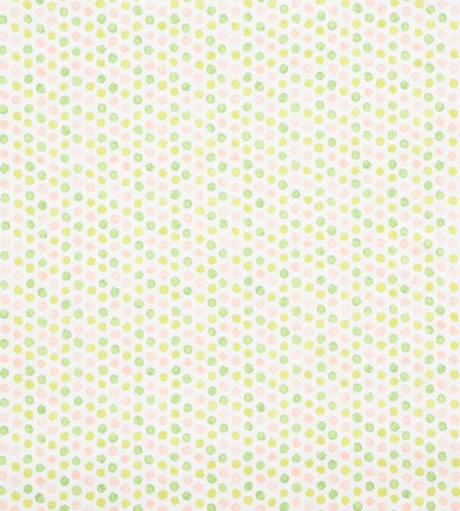 Mini Bursts Fabric by Schumacher Pink & Leaf