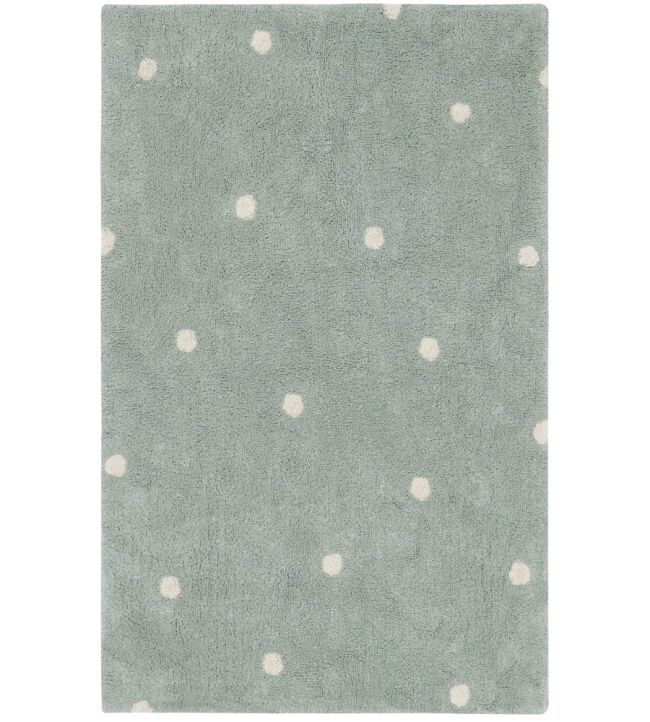 Lorena Canals Mini Dot rug Blue Sage C-MDOT-BSG Blue Sage