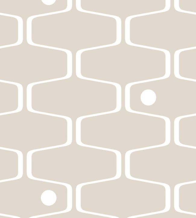 Net and Ball Wallpaper by Mini Moderns Stone