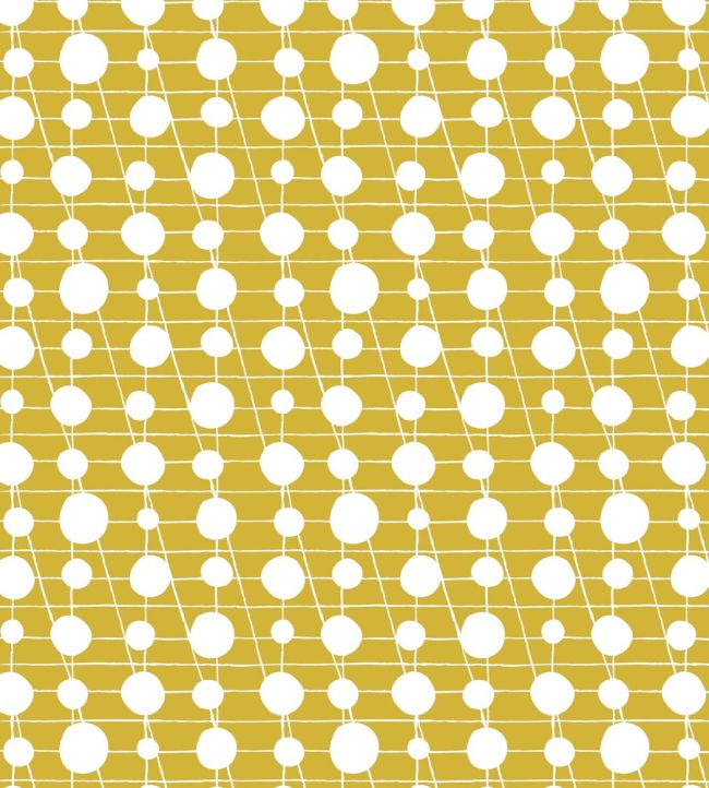 Pavilion Wallpaper by Mini Moderns Mustard