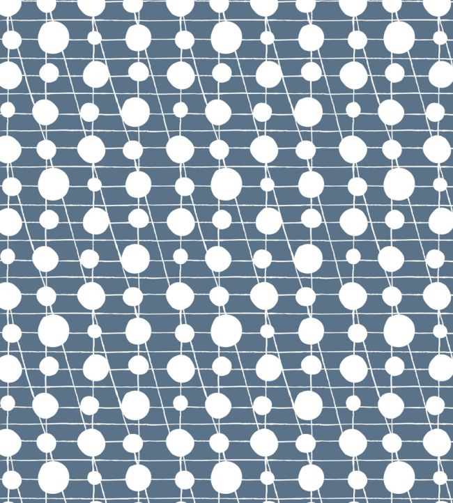 Pavilion Wallpaper by Mini Moderns Washed Denim
