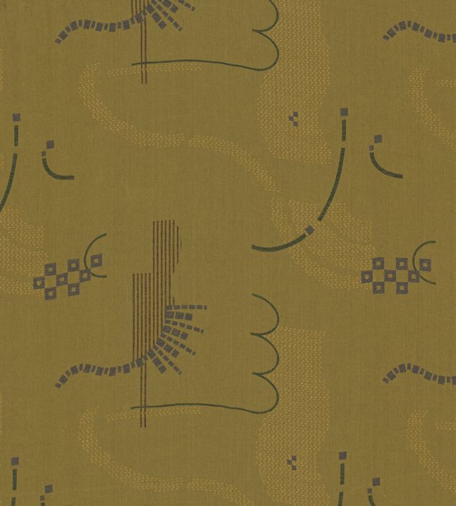 Minuit A Bord Fabric by Nobilis Green