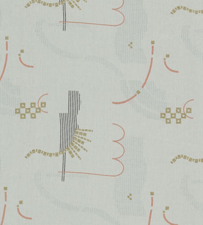 Minuit A Bord Fabric by Nobilis Silver