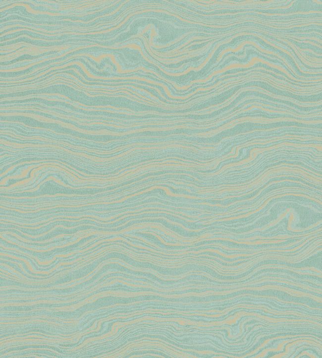 Moire Kintsugi Wallpaper by Jannelli&Volpi Aqua
