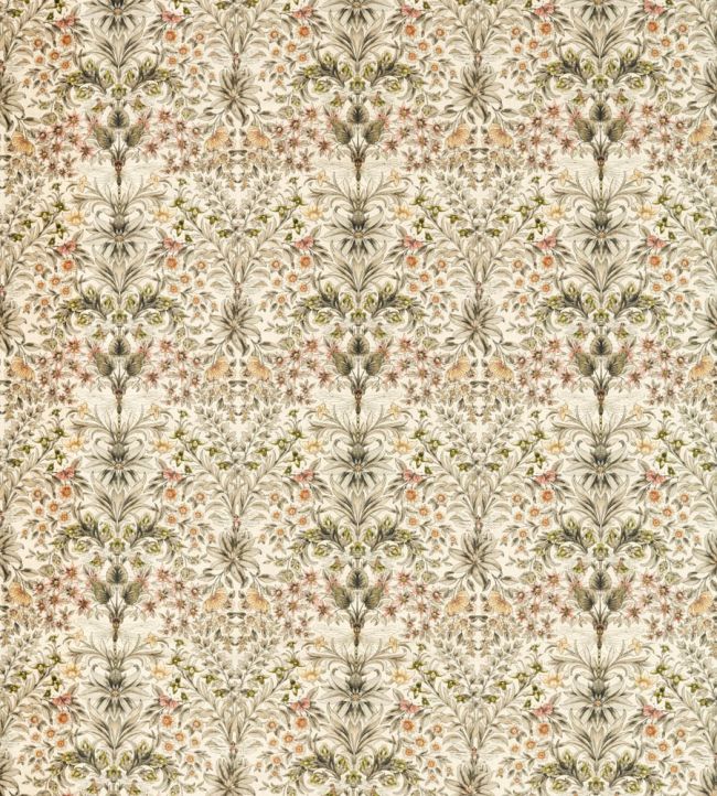 Mirabell Fabric by Clarke & Clarke Natural/Blush