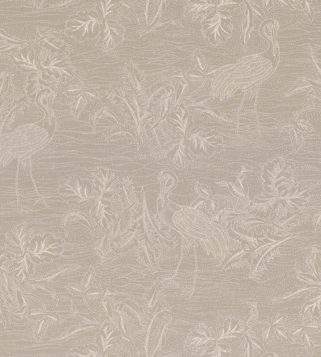 Mirador Wallpaper by Casamance Marron Glace/Nacre