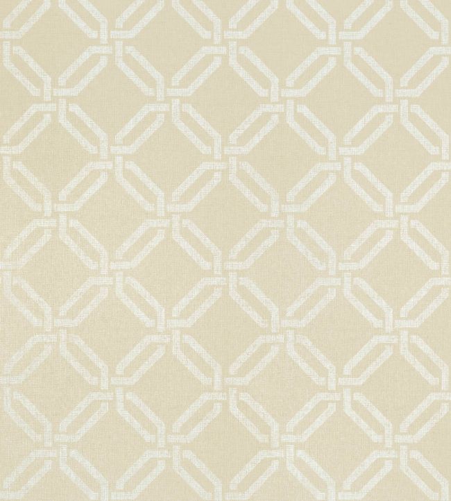 Miramar Way Wallpaper by Thibaut Beige