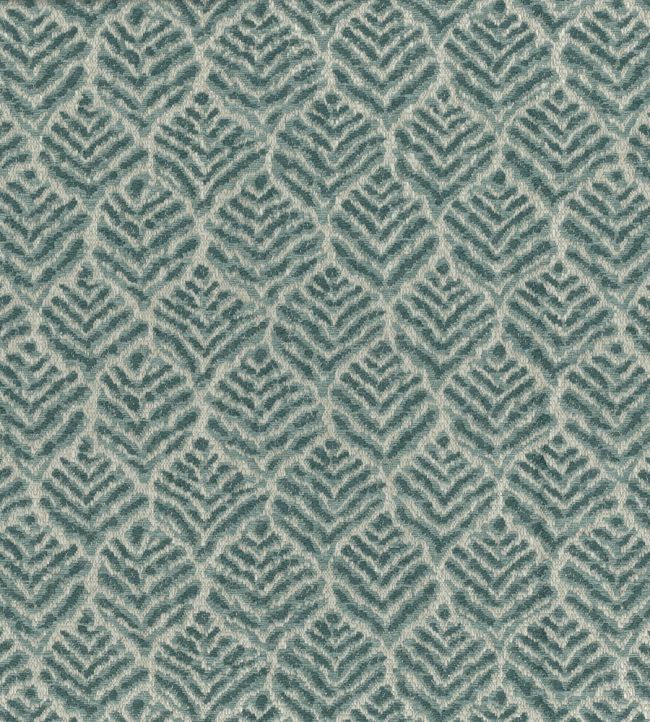 Miran Fabric by Nina Campbell Aqua