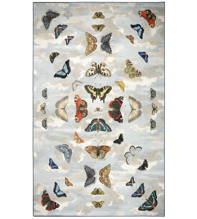 Designers Guild Mirrored Butterflies rug Sky RUGJD7002 Sky