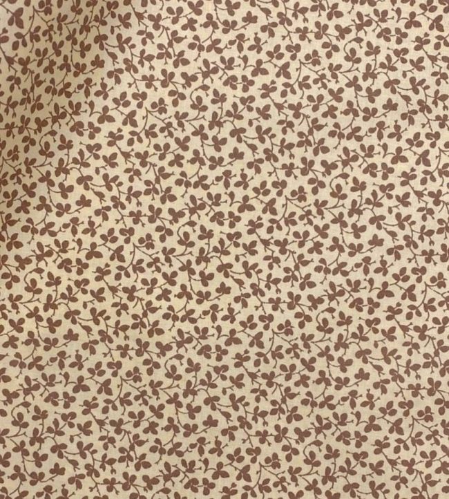 Miss Polly Fabric by Ian Sanderson Cocoa