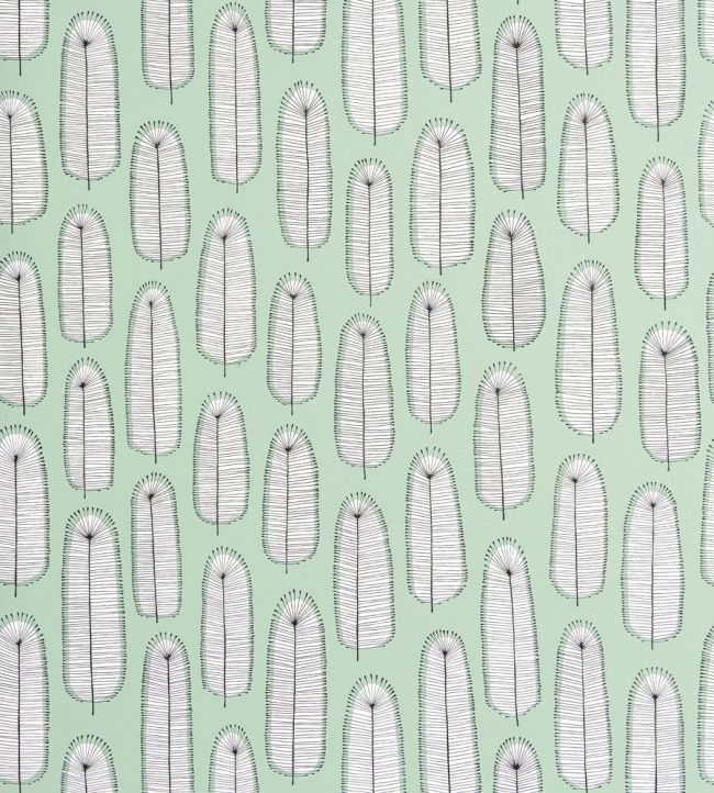 Bloom Blossom Wallpaper by MissPrint Sea Green