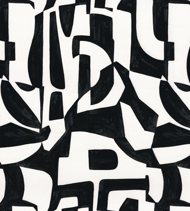 Miwok Fabric by Camengo Noir