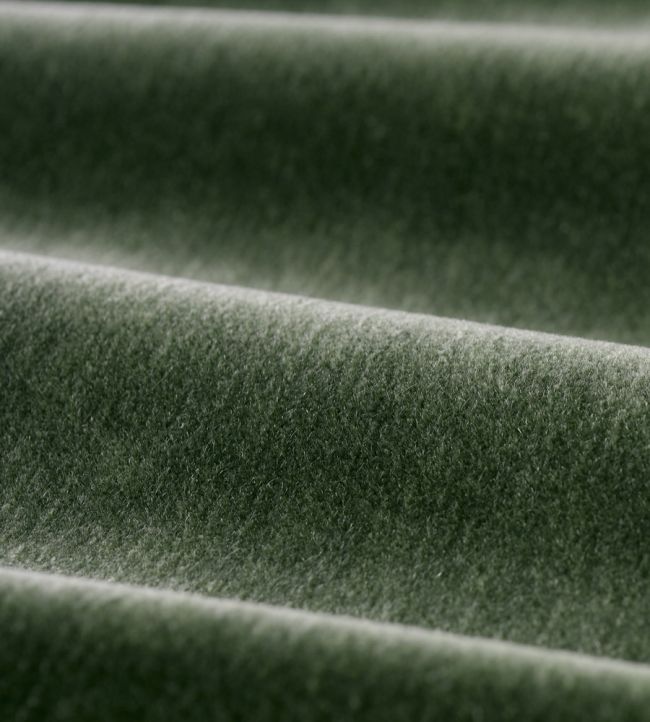 Mohair Fabric by Zoffany Huntsman Green