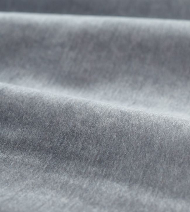 Mohair Fabric by Zoffany Quartz Grey