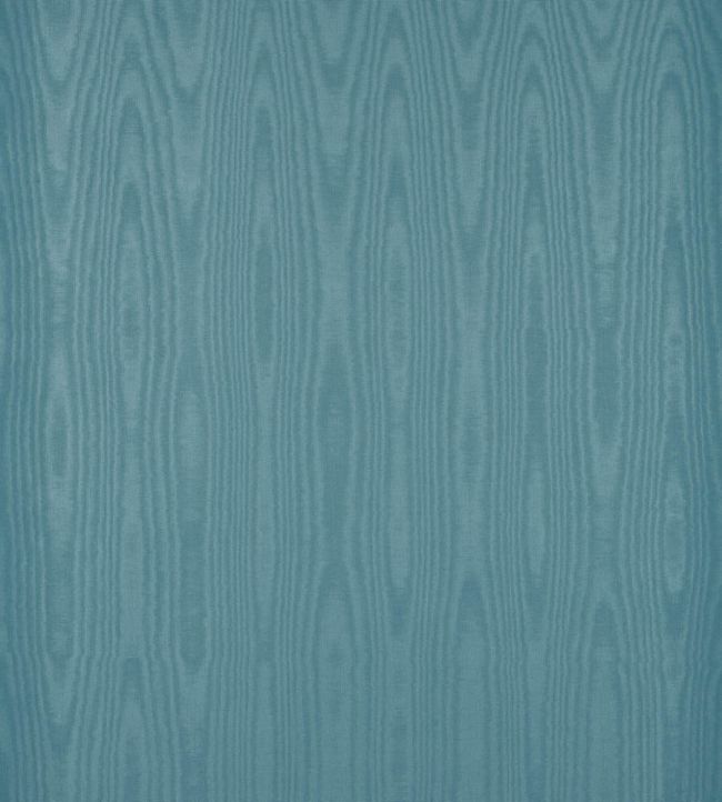 Moire Wallpaper by Zoffany Blue Silk