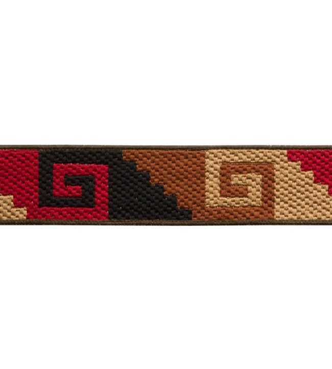 Mojave Embroidered Border Trimming by Samuel & Sons Pinon