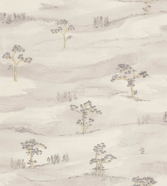 Mokuso Wallpaper by Casadeco Gris Plume
