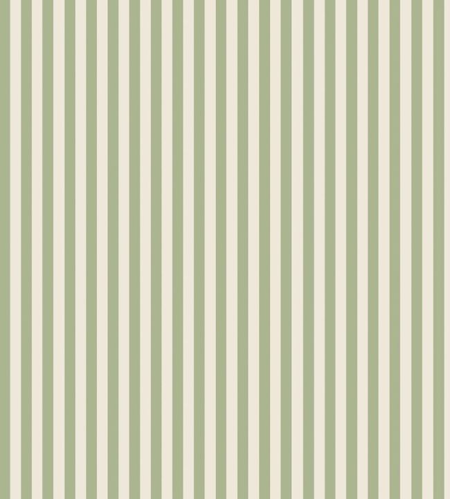 Molle Stripe Wallpaper by Borastapeter Green