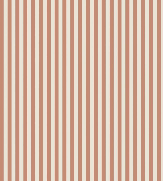 Molle Stripe Wallpaper by Borastapeter Red