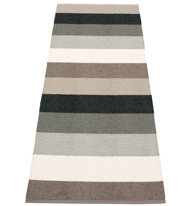 Pappelina Molly Runner rug Mud MY6720 Mud