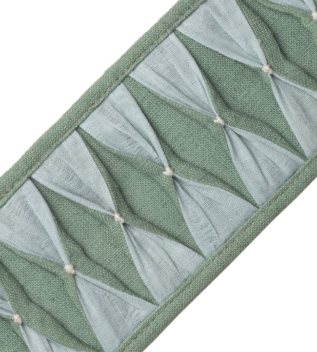 Monarch Pleated Border Trimming by Samuel & Sons Jade