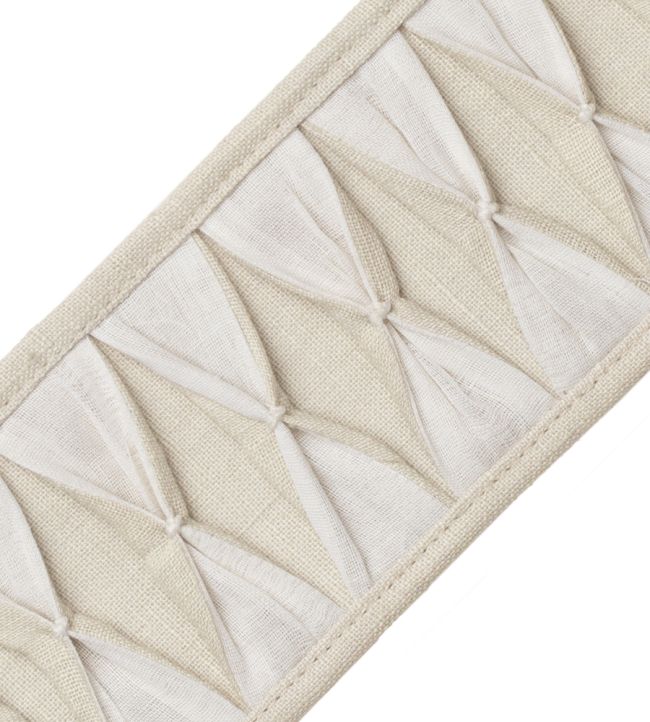 Monarch Pleated Border Trimming by Samuel & Sons Parchment