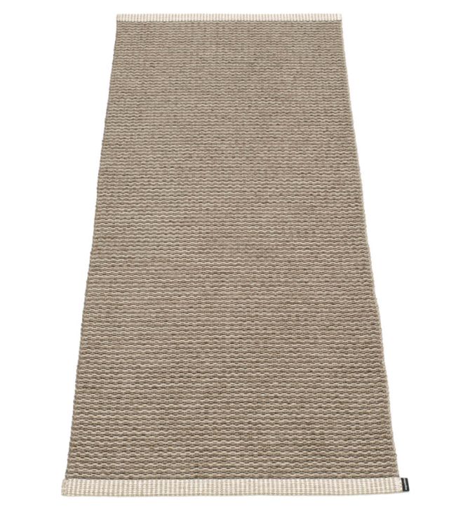 Pappelina Mono rug Dark Mud/Mud MN6D615 Dark Mud/Mud