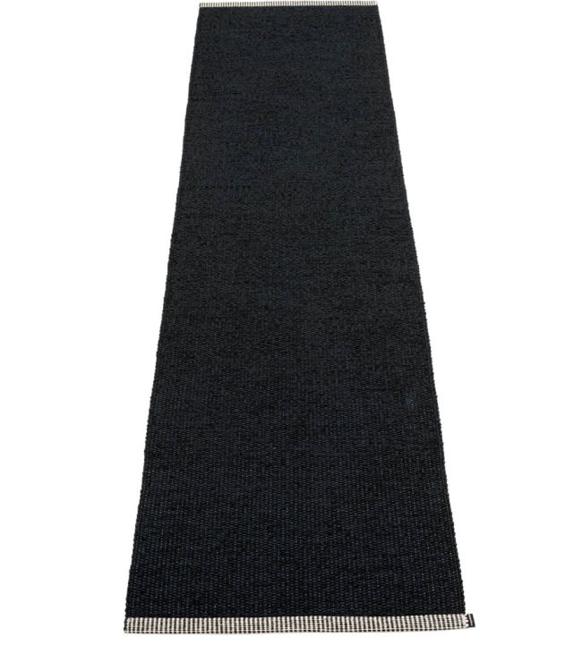 Pappelina Mono Runner rug Black MNX720 Black