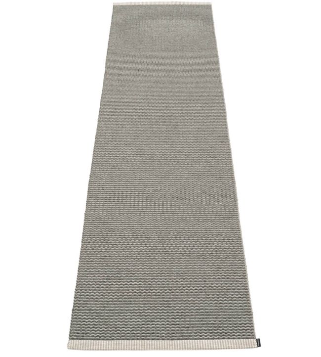 Pappelina Mono Runner rug Charcoal/Warm Grey MN9A720 Charcoal/Warm Grey