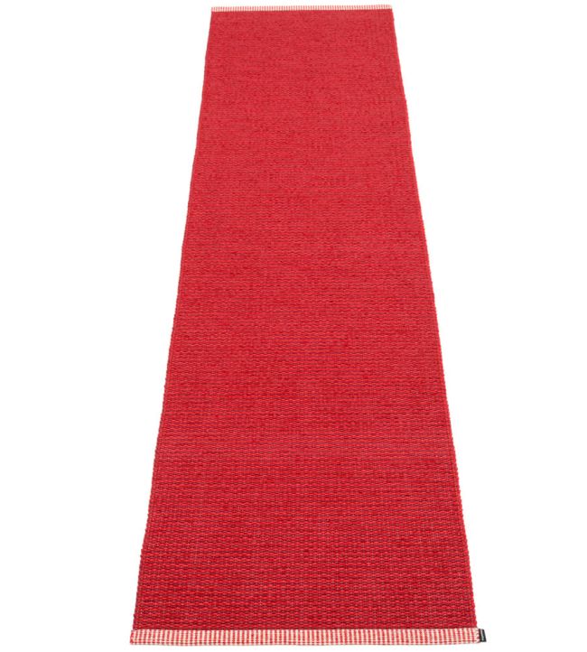 Pappelina Mono Runner rug Dark Red/Red MN2A720 Dark Red/Red