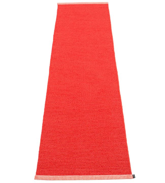 Pappelina Mono Runner rug Red/Coral Red MN2720 Red/Coral Red