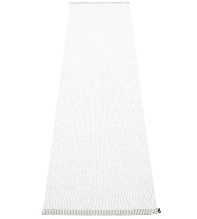 Pappelina Mono Runner rug White MN0720 White
