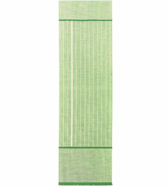 Louis De Poortere Monochromes Patch 7B Runner rug Green 118977 Green