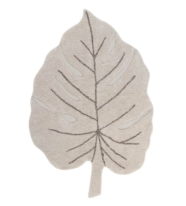 Lorena Canals Monstera rug Natural C-MON-NAT Natural