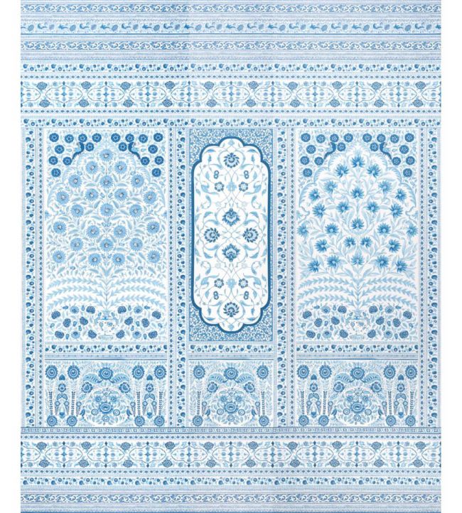 Montecito Panel Set Mural by Schumacher Indigo