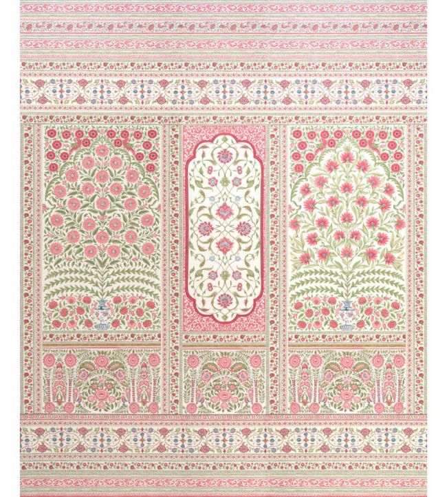 Montecito Panel Set Mural by Schumacher Red