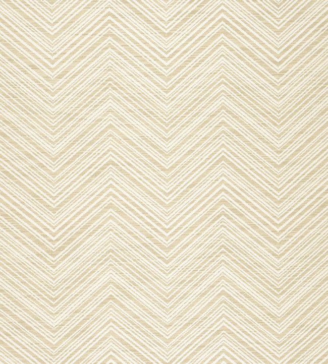 Monti Chevron Fabric by Thibaut Parchment
