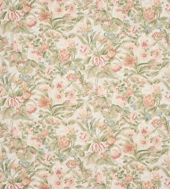 Montilly Fabric by Colefax And Fowler Pink/Green