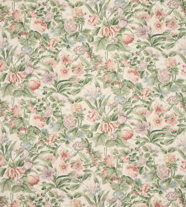 Montilly Fabric by Colefax And Fowler Red/Green