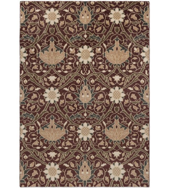 Morris & Co Montreal rug Russet 130500140200-US Russet