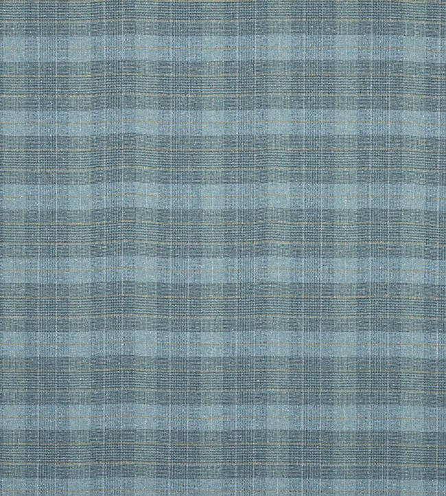 Montrose Plaid Fabric by Jane Churchill Blue