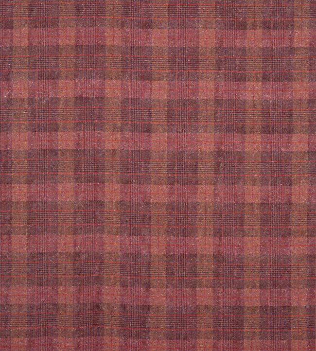 Montrose Plaid Fabric by Jane Churchill Red