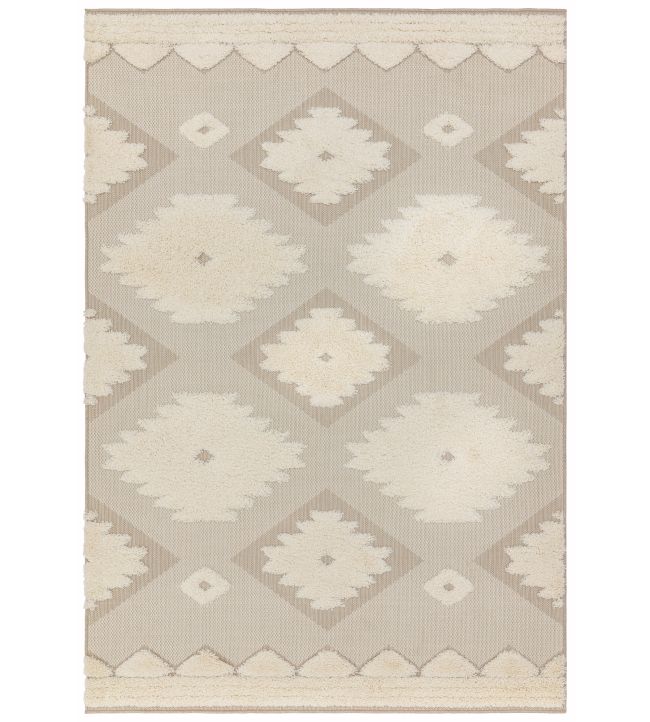 Asiatic Monty Tribal rug Natural Cream MONT-02-80150 Natural Cream