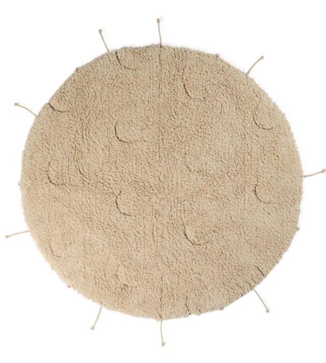 Lorena Canals Moon Multishape rug Natural C-MOON Natural