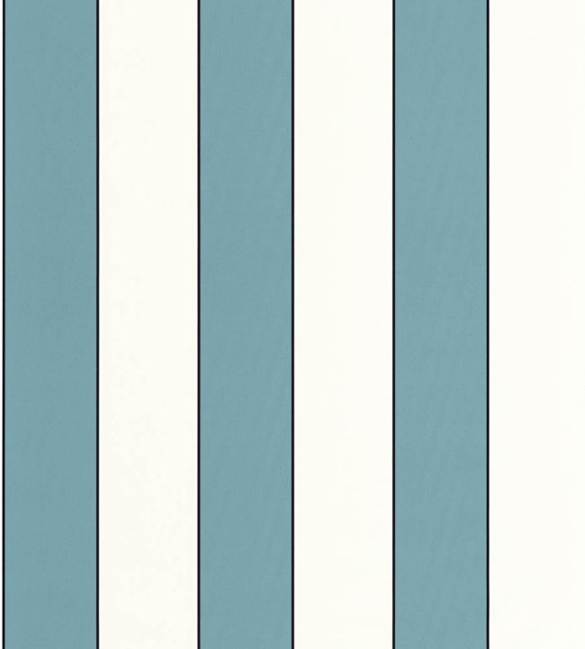 Moonlight Golden Lines Wallpaper by Caselio Turquoise