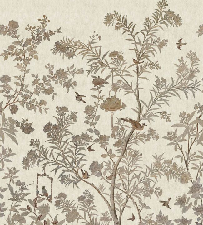 Moor Park Mural by 1838 Wallcoverings Oyster
