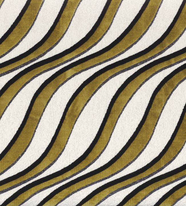 Moretta Fabric by Casamance Noir Olive