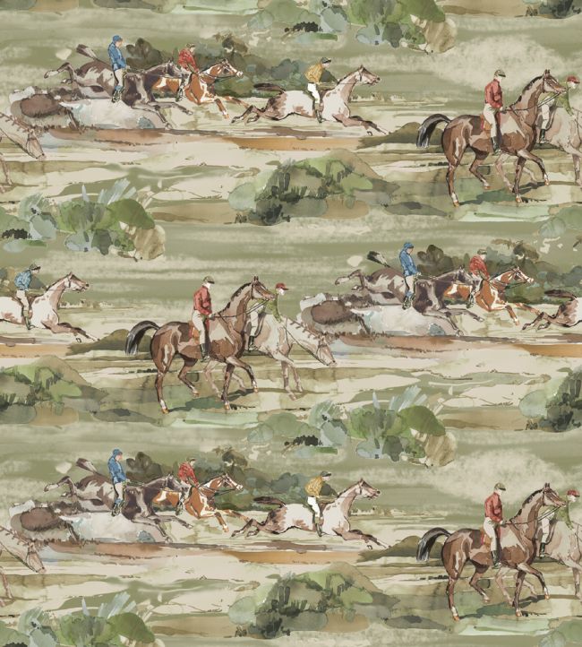 Morning Gallop Wallpaper by Mulberry Home Antique